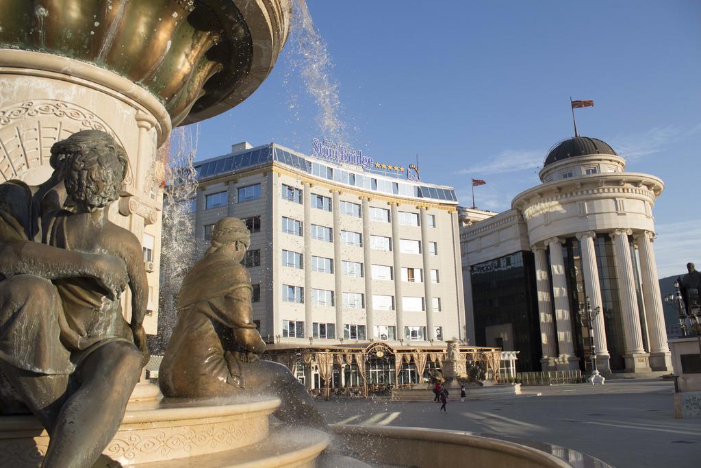 Stone Bridge Hotel Skopje Exterior foto